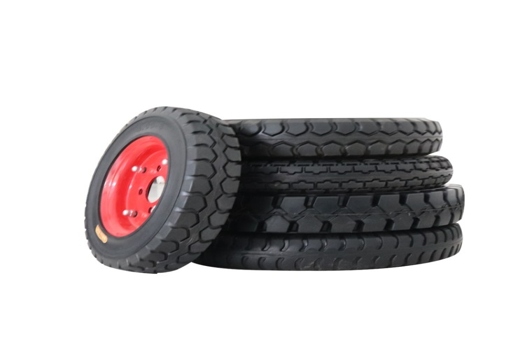 優質耐磨，承載力強——300-8 400-8 350-12 三輪灰斗車實心輪胎