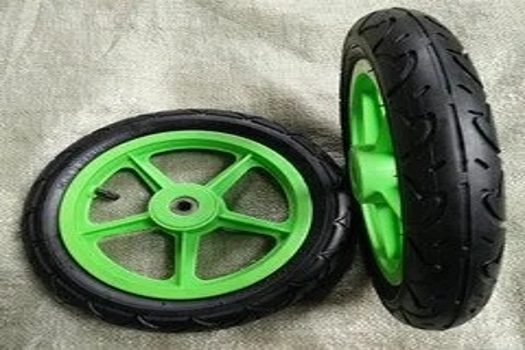 12寸寵物車專用塑料充氣輪，輪椅輪子與手推車輪胎升級選擇