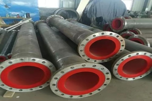 襯膠電力鋼襯聚氨酯脫硫襯膠管，廠家直供，卡箍連接，快速生產