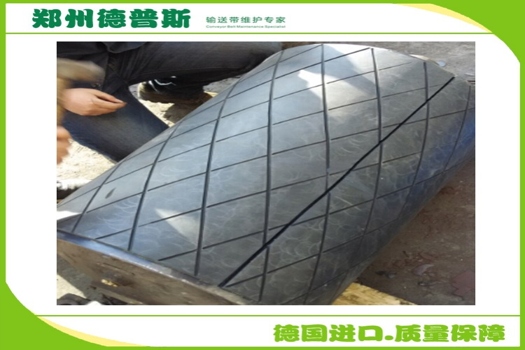 德國TIPDPS滾筒包膠橡膠板，菱形阻燃設(shè)計，超級耐磨CN層