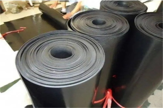 灰色橡膠石英板巨隆夾布膠板，定制耐油耐腐蝕解決方案