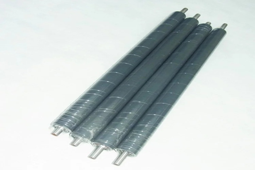 鋼材用覆膜機(jī)膠輥廠家直供，藍(lán)色耐老化凱晟精整產(chǎn)品