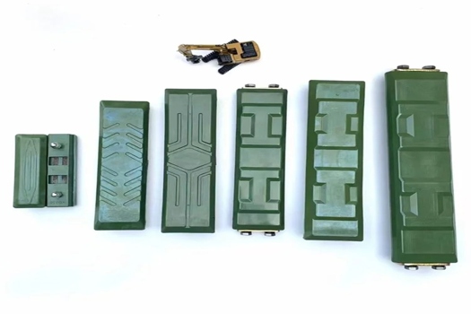 工程作業新選擇：挖機橡膠履帶板鏈條橡膠塊聚氨酯履帶塊