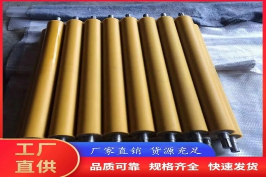 球團廠專用滾篩膠輥，高彈性耐磨壓輥，工業設備高效輸送托輥