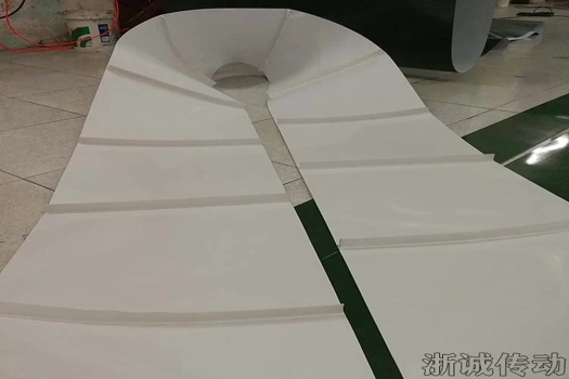 藍色鉆石花紋輸送帶，食品級PU傳送皮帶，防霉耐油新升級