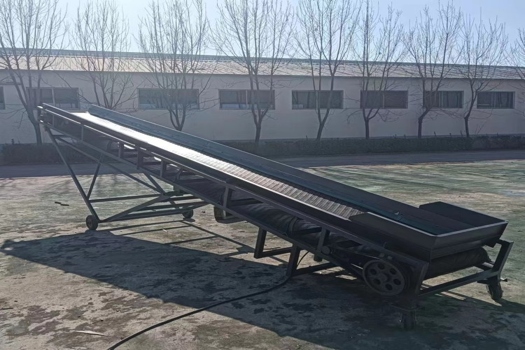 高效便捷，12米電動升降糧食裝車輸送帶