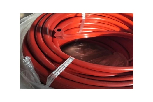 定制實(shí)心紅色異型硅膠條，高溫密封，機(jī)柜專(zhuān)用橡膠條