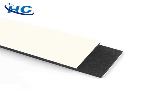 CR泡棉條橡膠發(fā)泡密封條，自帶粘膠，非標(biāo)定制，精選廠家出品