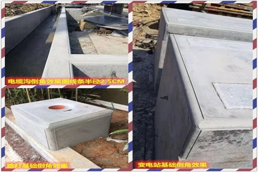 電力混凝土倒角新突破，巨誠1米頂3米倒角橡膠條