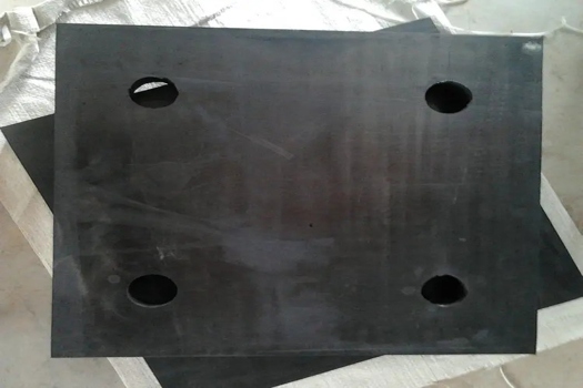 永瑞建筑用隔震網架支座，方形減震橡膠支座，打孔型橡膠塊