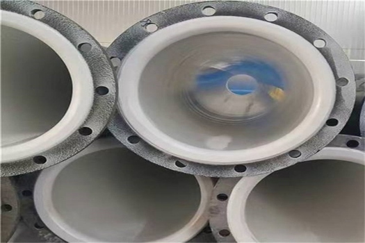 銘杰管道定制脫硫襯膠管，防腐襯塑襯四氟管道管件